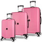 Zoozie Bags Juego de Maletas de 3 Piezas Rosa